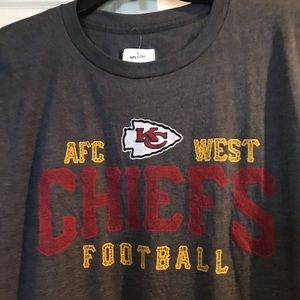 🆕 KC Chiefs AFC West Short Sleeve Cotton T-Shirt